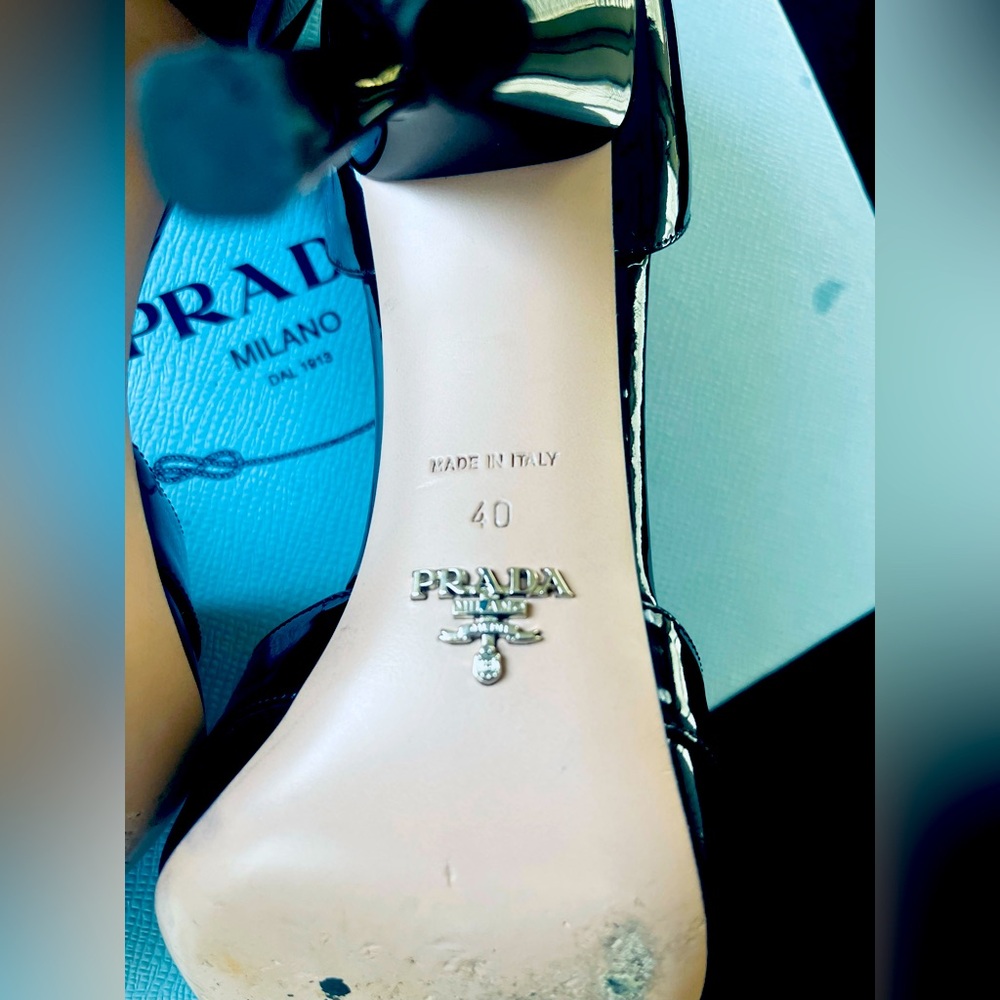 Prada Black Pointed Toe Heels - Picture 5 of 8